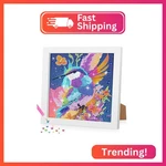 Bowetile Hummingbird 5D Diamond Art Kits For Adults Beginners With Frame, Birds. Fixed Price $12.83.