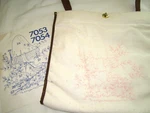 New 1980 Mushrooms Canvas Tote Bag Purse Satchel Paint Color Tri Chem 7053. Fixed Price $18.50.