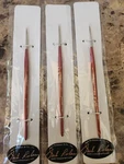 Lot 3 Jack Richeson 2010 Series Finest Sable Paint Brush Size. Fixed Price $10.99.