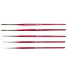 Set (5) Andrew Mack Micro Mono Brushes Series Dc-mm Sizes 000-2 Natural Hair. Fixed Price $41.99.