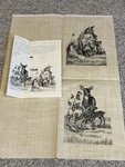 7049 Deer & Fox Family Book Covers Picture To Paint. Fixed Price $19.99.