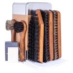 Footfitter Advanced Horsehair Shoe Shine Brush & Suede Detailing Set. Fixed Price $50.99.