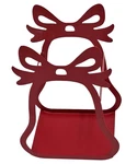 Ashland Bell Metal Tray 8.5" Red Michaels Christmas Holiday Table Decoration New. Fixed Price $7.59.