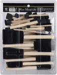 50 Pack 0.5"-2" Different Size Assorted Foam Brush Set Wood Handle Paint. Fixed Price $23.94.