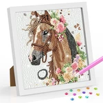 Senqao Horse Diamond Art Kit For Adults With Frame And Crafts - 02. Fixed Price $18.07.