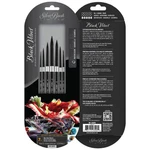Paintbrush Set Round Brushes Sizes 0-12 Watercolor Black Velvet Silver WC-3207. Fixed Price $209.99.