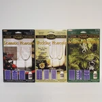 Lot Of 3 Armour Rub Designer Stencil Series Glass Etching Sheets. Fixed Price $24.95.
