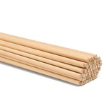 Wooden Dowel Rods 1/4 X 48 Inch, Unfinished Sticks Crafts & Diy Woodpeckers. Fixed Price $138.62.