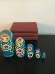 Nesting Dolls Bestpysanky Set 5 Pcs. Hand Painted Wooden. Fixed Price $13.99.
