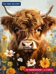 Naykow Highland Cow Diamond Painting Decor, Art Kits For Adults,. Fixed Price $12.12.