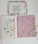 Kaisercraft Kitty Cat Bundle Lot - Card And Envelope Set/ Journal Pencil Case. Fixed Price $27.99.