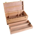 Us Supply Artist Wood Pastel, Pen, Marker Storage Box With Drawer(s). Fixed Price $39.99.
