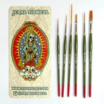 Andrew Mack/tidwell Pinstriping Paint Brush Synthetic Original Set Of Six. Fixed Price $29.00.