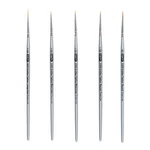 Zem Brush Golden Taklon Mini Detail Set 20/0, Liners 10/0. Fixed Price $21.19.