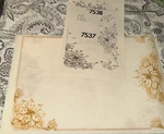 Tri Chem 7538 Cut Work 6 Poinsettia Placemats. Ready To Paint. Out & Use. Fixed Price $15.00.