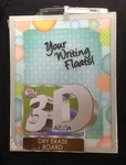 The Board Dudes 3D Dry Erase Silver Frame 8 1/2 X 11. Fixed Price $10.99.