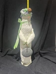 Paper Mache Christmas Snowman Figure. Fixed Price $40.00.