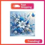 Wslwxshm Diamond Art Painting Kits For Adults Flower, Round Full Drill. Fixed Price $10.09.