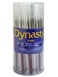 Dynasty B-800 Finest White Synthetic Round Brushes Canister Of 120. Fixed Price $494.30.