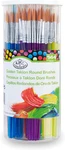 Royal And Langnickel Round Taklon Variety Brushes Classroom Canister Set - Gold. Fixed Price $73.99.