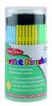 Creative Arts Artist Paint Brushes Plastic Handles With Nylon Bristles 6 Asso.... Fixed Price $27.51.