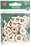 New Image Group Wood Alphabet Block Letters .75" 54/PKG-UPPERCASE (6PK). Fixed Price $18.08.