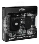 Zippo 48460, Jack Daniels Gift Set, Black Matte Lighter & Pouch, New. Fixed Price $44.16.