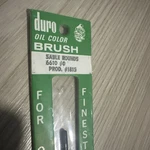 Vintage Duro Art Sable Rounds Oil Paint Brush Size Sealed Package. Fixed Price $15.50.