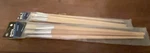 Sterling Set Of 5 And 3 Artist Brushes. Mint Condition.. Fixed Price $23.06.