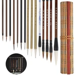 15 Pcs Chinese Painting Set Soft Hair Art Brushes For Sumi-e Calligraphy. Fixed Price $14.71.