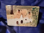 Painted Ceramic Perpetual Block Handmade Calendar - Signed By The Artist. Fixed Price $48.00.