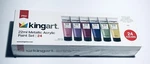 Kingart Pro Acrylic Set - 22ML Unique Colors New Factory Sealed. Fixed Price $24.88.