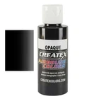 Createx Airbrush Color 4 Oz. Opaque Black. Fixed Price $12.99.