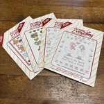 Lot Of 4 Plaid Accents On Everything Rub Paints Transfers Bears Hearts Friend. Fixed Price $13.99.
