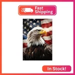 Senqao Eagle Diamond Painting Kits For Adults, American Flag Art. Fixed Price $12.92.