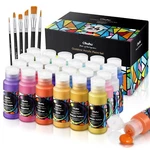 Ohuhu Outdoor Acrylic Paint For Metal, 24 Colors Set, OZ./60ML Bottle.... Fixed Price $45.39.