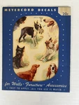 Vintage Meyercord Decals 900-A Dogs. Fixed Price $9.99.