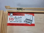 Vintage Grumbacher 515 Artist Set W/original Box, Paint, And Brushes -june 1970. Fixed Price $399.00.