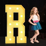 Foaky 3FT Marquee Light Up Letter Party Decor Foam Board Kit. Fixed Price $19.56.