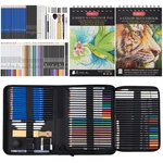 80 Pack Drawing Set Sketching Kit, Pro Art Supplies With 3-COLOR Sketchbook. Fixed Price $26.70.