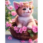 Artmyrui Diamond Painting Kits For Adults,diy Animal Cat, Flowers. Fixed Price $20.73.