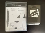 Stampin' Up! Let's Set Sail Photopolymer & Coordinating Paper Punch. Fixed Price $24.95.