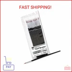 Charles Leonard Water Color Paint Brushes With Round Pointed Tip, # 4, 0.56 Inch. Fixed Price $17.07.