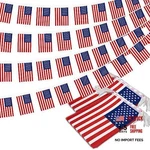 2 Pack American String Pennant Banner, Small Mini Usa Flags 60 Pcs. Fixed Price $18.97.