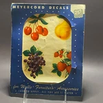 Vintage Meyercord Kitchen Decals Canister Food 50S Mcm Decor Fruit. Fixed Price $12.00.