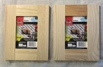 Wood 4X6 Frames, Set Of 2, By Plaid, Unfinished, Stand Alone, 7.5X9.5. Fixed Price $16.99.