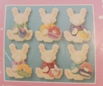 Vintage Mary Maxim Set Of Easter Bunnies Needlepoint Kit #47065 Craft New. Fixed Price $19.99.