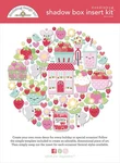 Doodlebug Design Shadow Box Insert Kit-berry Sweet. Fixed Price $20.34.