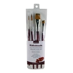 Princeton Velvetouch, Series 3950, Paint Brush For Size 4-PIECE, Scarlet. Fixed Price $43.86.