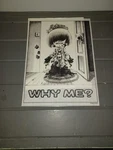 * 6256 Why Me Muddy Boy At Front Door Picture To Paint 9X12". Fixed Price $10.00.